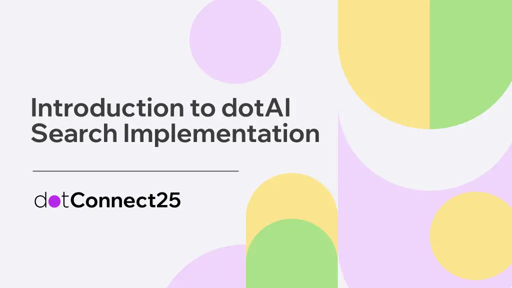 Introduction to dotAI Search Implementation