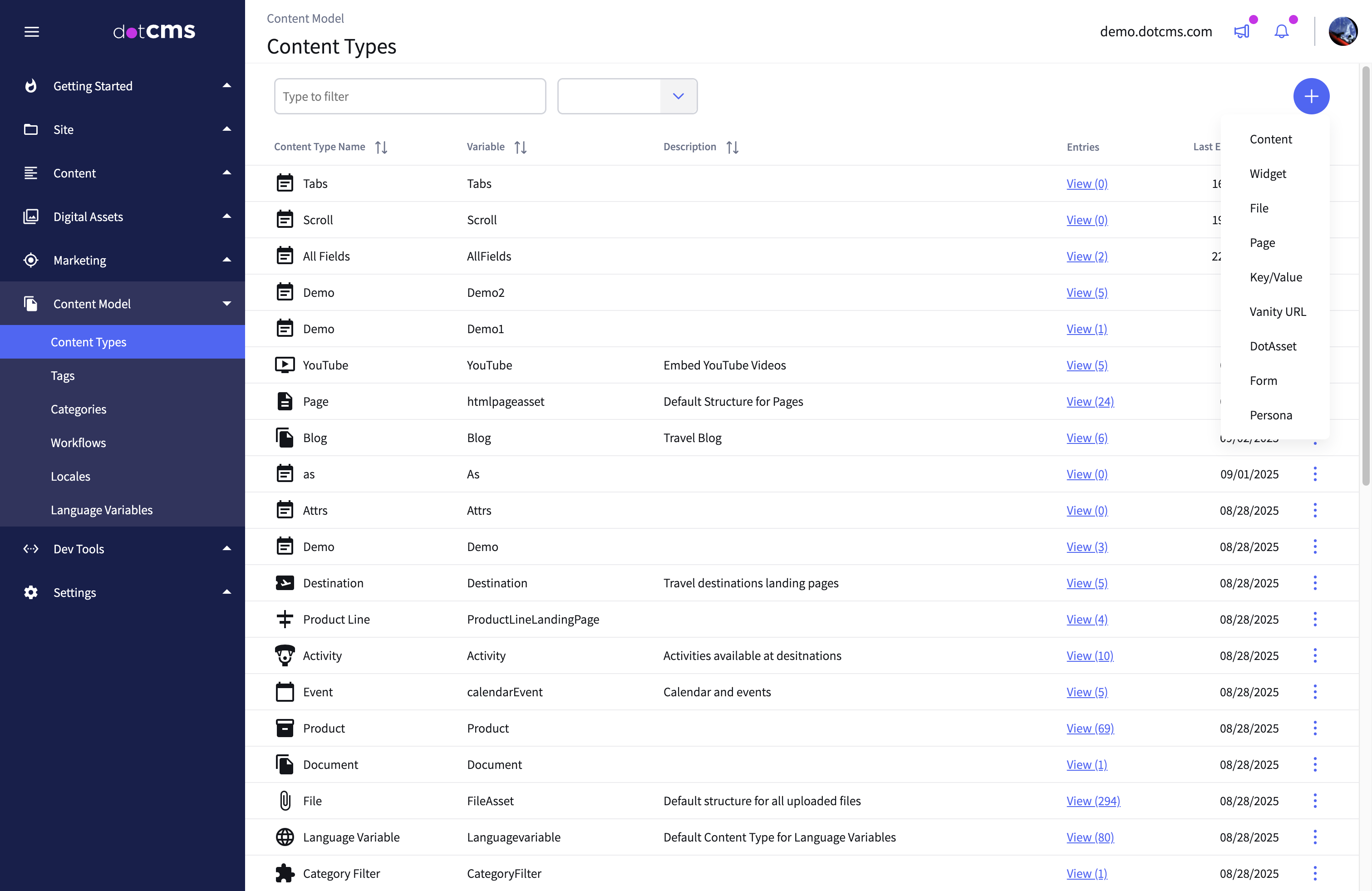 Building Content Listing Pages with Search in Angular | dotCMS Dev Site